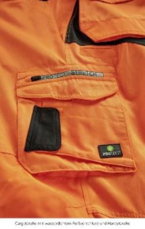 BIG-4-Protect-Warnschutz, Warn-Bundhose, Tennessee, leuchtorange/grau