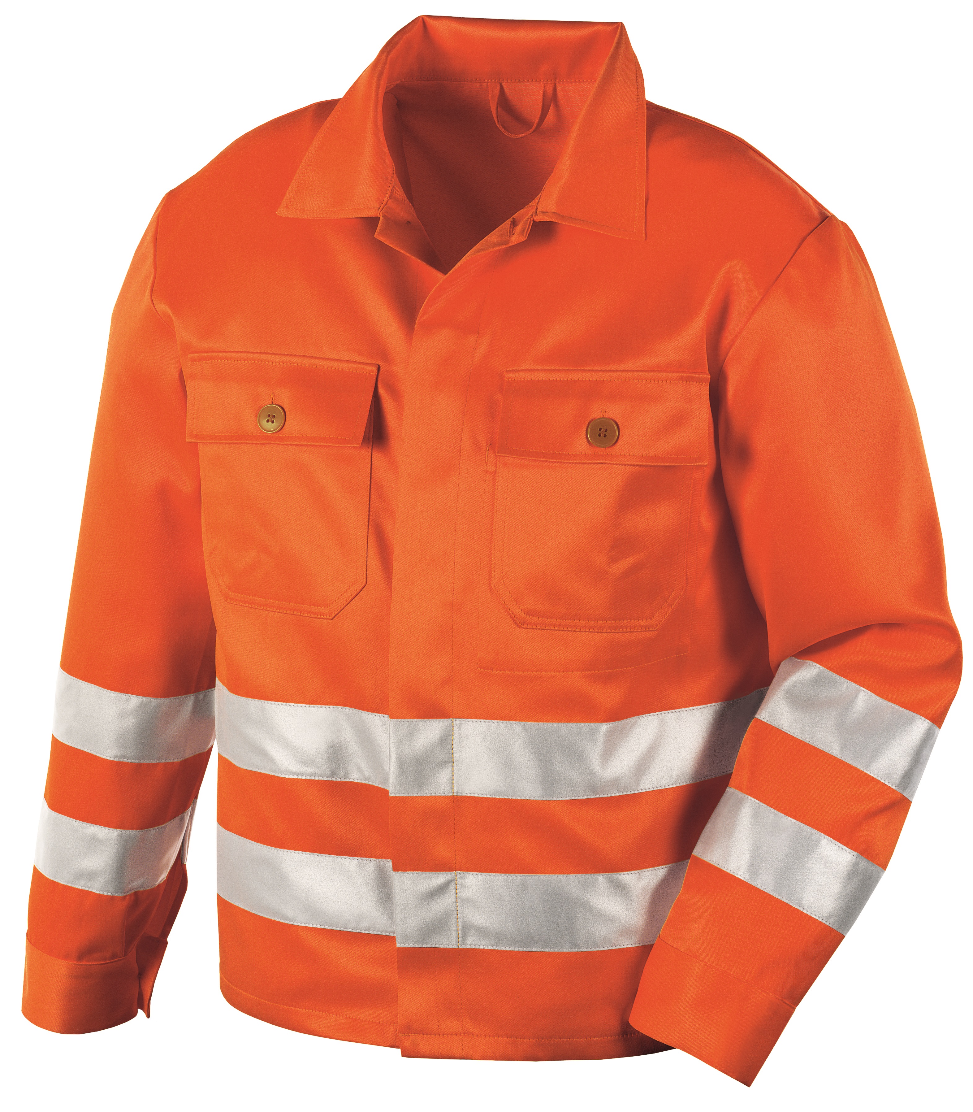 BIG-4-Protect-Workwear, Arbeits-Jacke, Warnschutzjacke, 270g/m², leuchtorange
