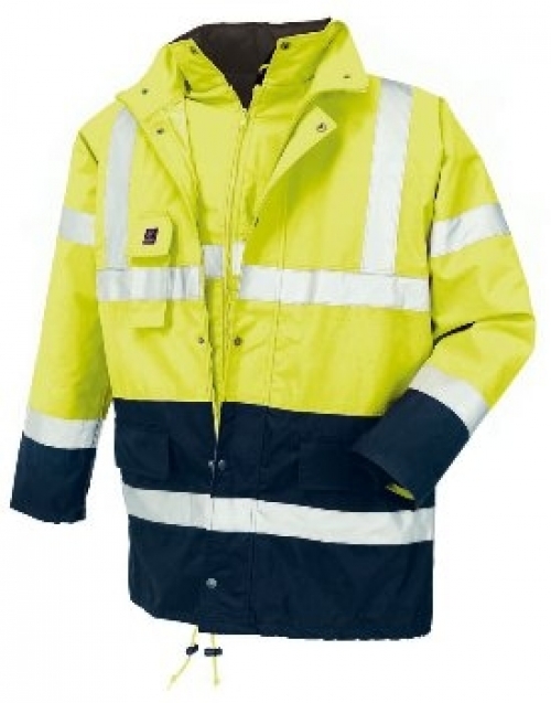 BIG-TEXXOR-Warnschutz, Winter-Warn-Parka, Calgary, leuchtgelb/navy