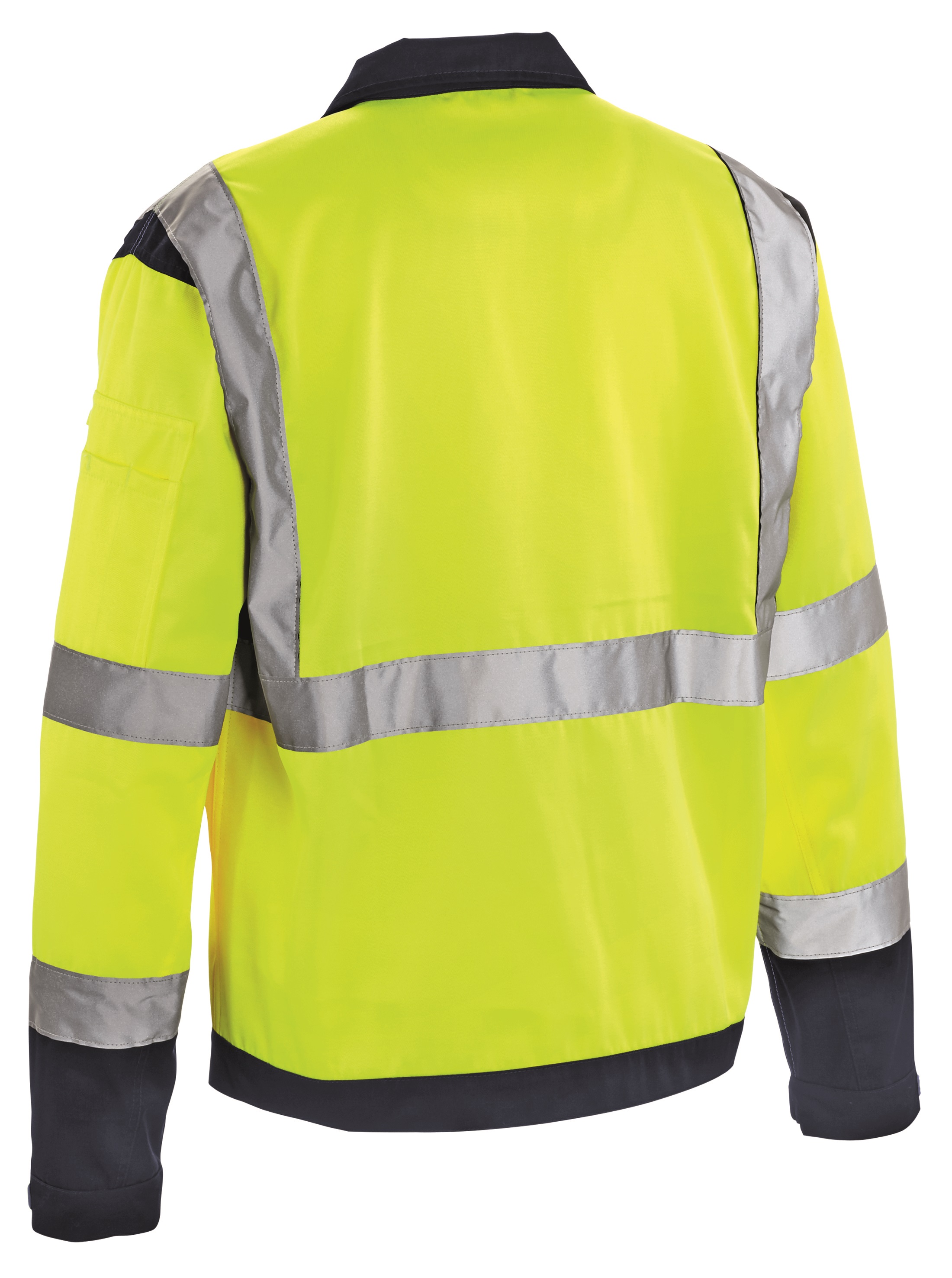 BIG-TEXXOR-Warnschutz, Warn-Jacke, Davenport, leuchtgelb/navy