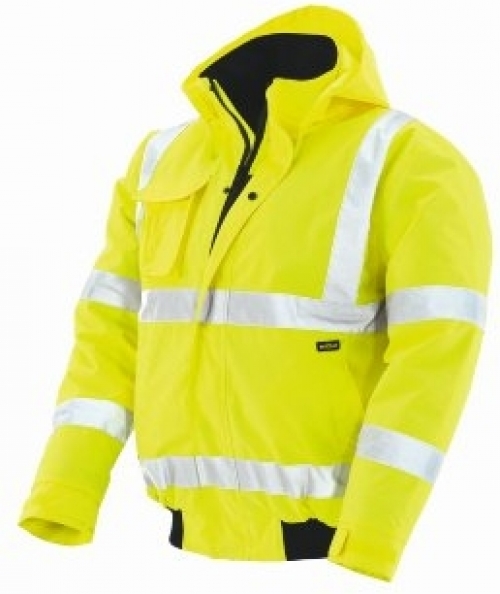 BIG-TEXXOR-Warnschutz, Warn-Pilotenjacke, Whistler, leuchtgelb