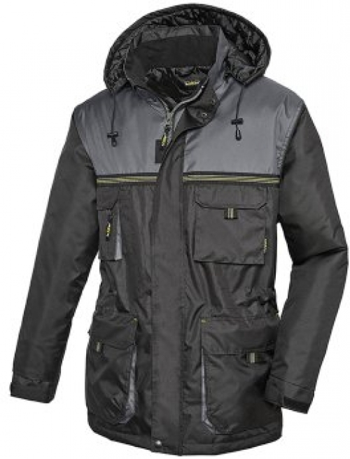 BIG-TEXXOR-Kälteschutz, Winter-Jacke Ystad, schwarz/grau