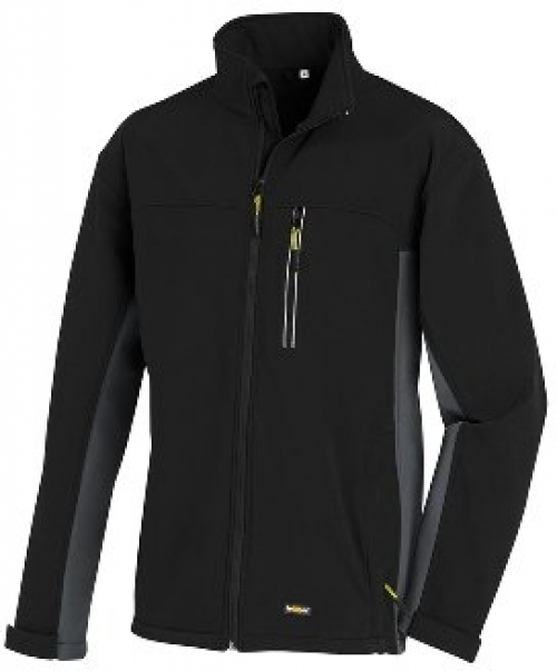 BIG-TEXXOR-Kälteschutz, Softshell-Arbeits-Berufs-Jacke, Skagen, schwarz/grau