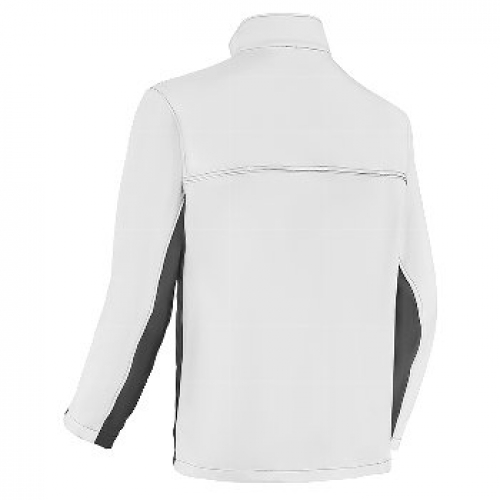 BIG-TEXXOR-Kälteschutz, Softshell-Arbeits-Berufs-Jacke, Skagen, weiß/grau
