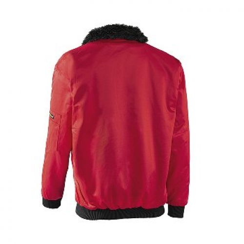 BIG-TEXXOR-Kälteschutz, - Winter-Arbeits-Berufs-Piloten-Jacke, 4-in-1-Pilotenjacke, Oslo, rot