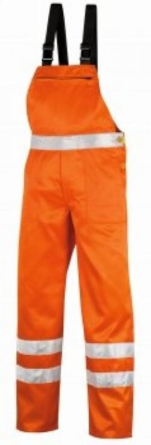 BIG-TEXXOR-Warnschutz, Warn-Latzhose, Hamilton, leuchtorange
