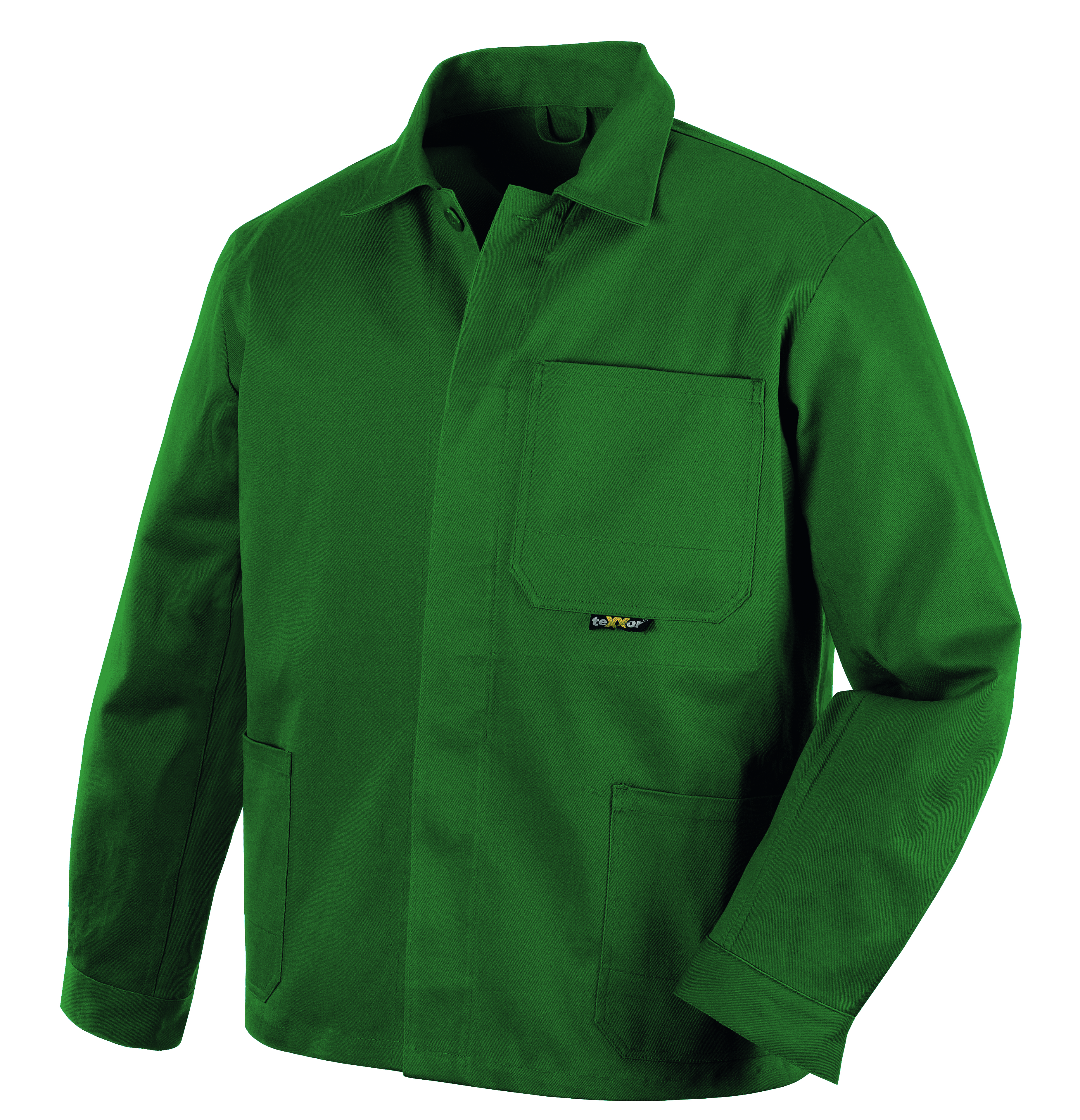 BIG TEXXOR Langjacke Arbeitsjacke Berufsjacke Schutzjacke Arbeitskleidung Berufskleidung 290g, grün