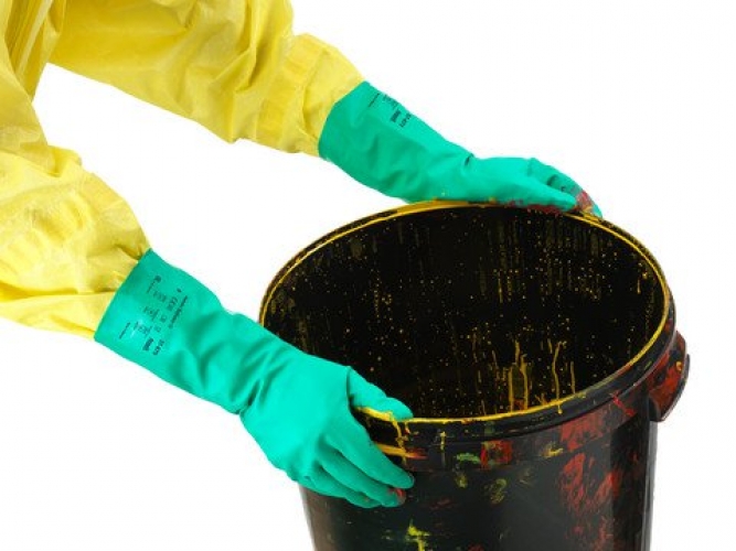 ANSRLL-Einwegschutz, NITRIL-HANDSCHUHE, SOL-VEX, 37-675, grün