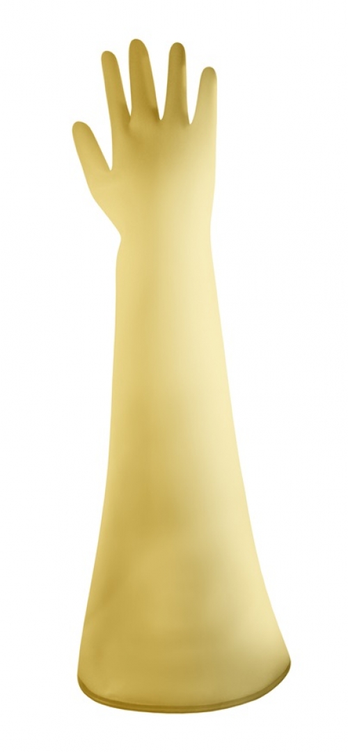 ANSRLL-Einwegschutz, CHEMIKALIENSCHUTZ-HANDSCHUHE, ALPHATEC, 55-110, natur