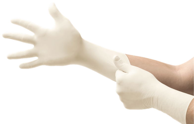 ANSRLL-Einwegschutz, Einweg-NEOPRENE-HANDSCHUHE, TOUCHNTUFF, 73-300, Pkg. á 20 Paar, VE: 10 Pkg. beige