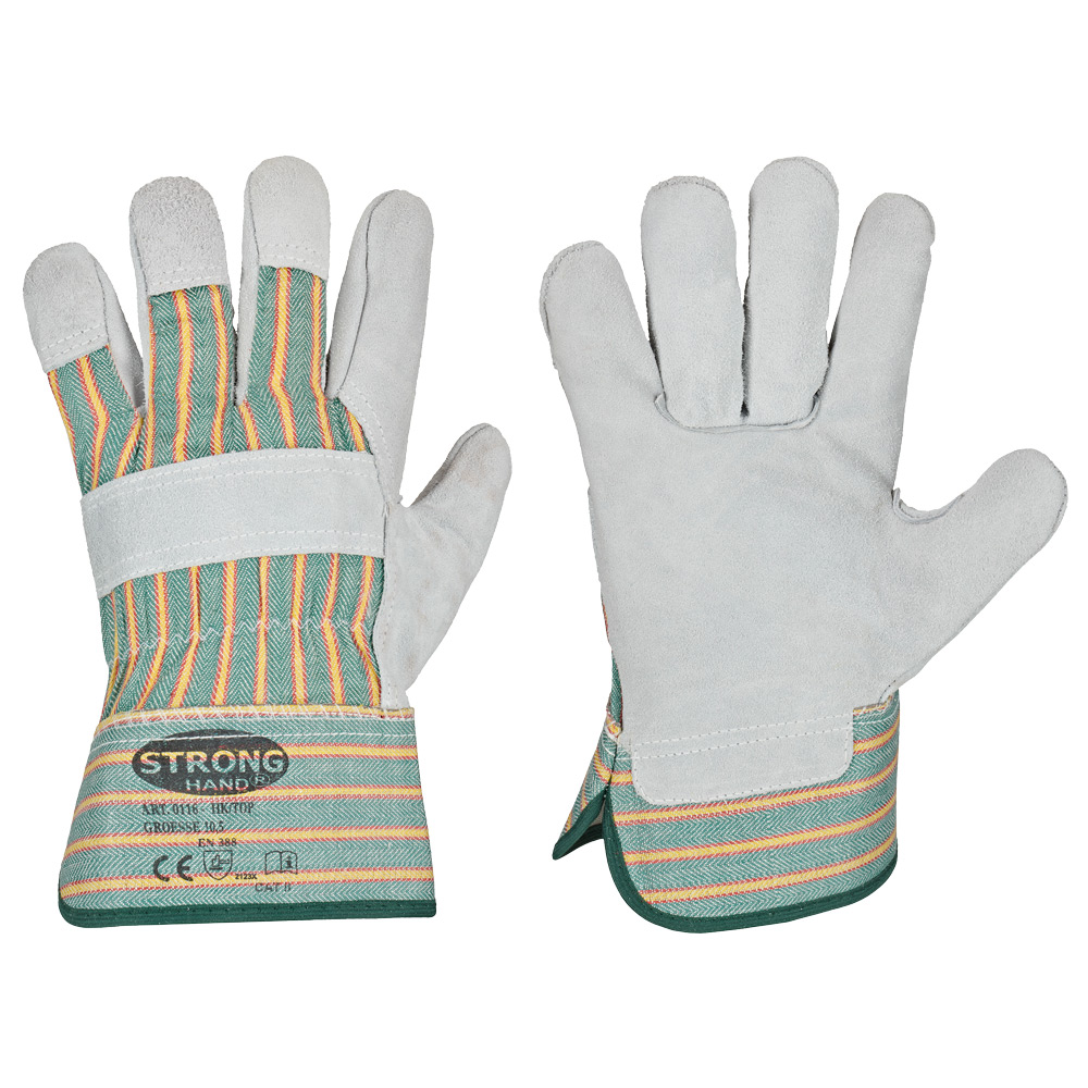 F-STRONGHAND-Handschutz, Rindspaltleder, Arbeitshandschuhe, *HK/TOP*