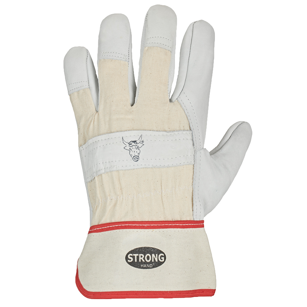 F-STRONGHAND-Handschutz, Rindvollleder, Arbeitshandschuhe, *CLASSIC-STIERKOPF*