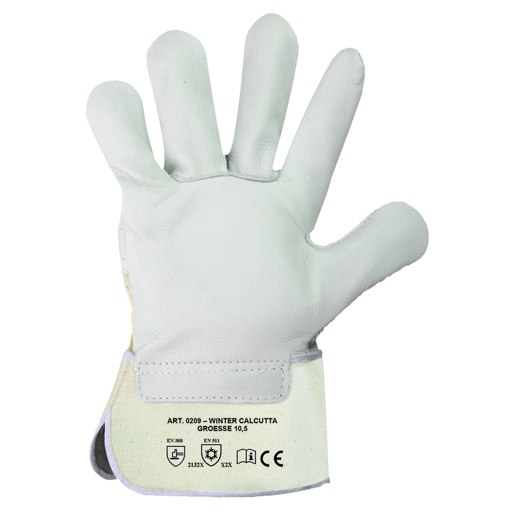 F-STRONGHAND-Handschutz, Winter, Rindvollleder, Arbeitshandschuhe, *WINTER CALCUTTA*, Pkg.a`12
