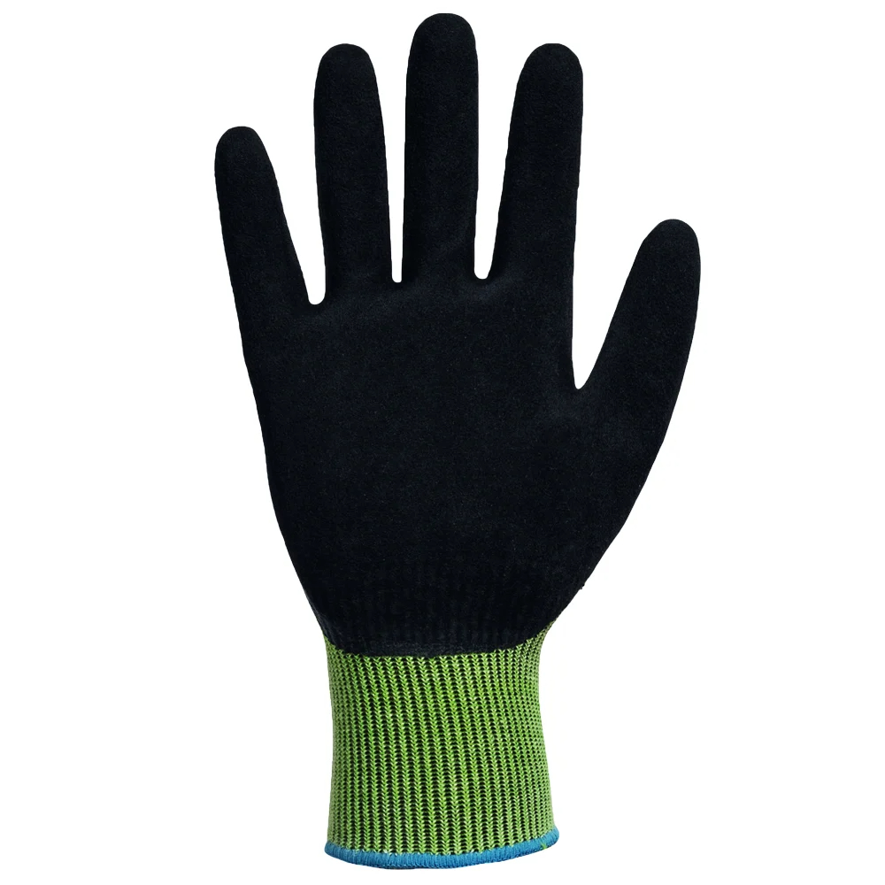 F-OPTIFLEX-Handschutz, Latex-Arbeitshandschuhe, *MULTI SEASON*, grün/schwarz