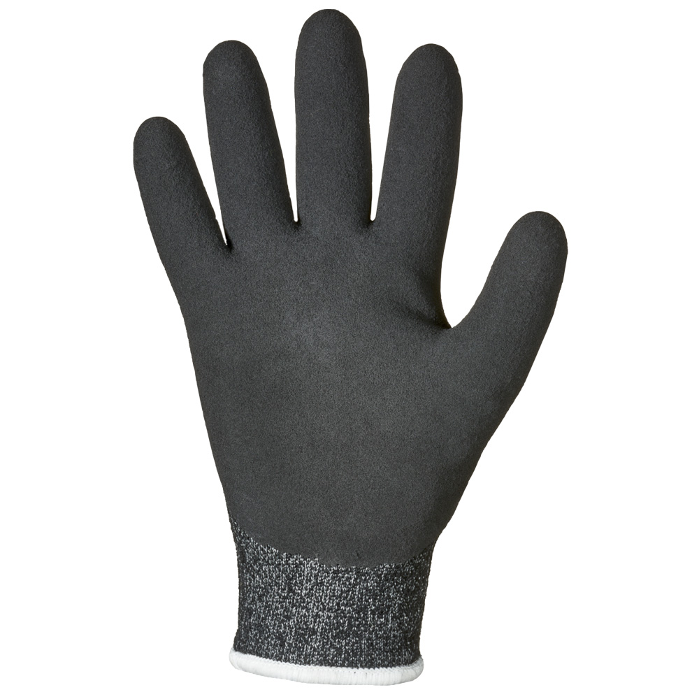 F-OPTIFLEX-Handschutz, Latex-Schnittschutz, Arbeitshandschuhe, *WINTER FLEX 5*, schwarz