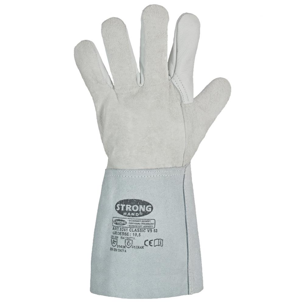 F-STRONGHAND-Handschutz, Schweißer, Rindleder, Arbeitshandschuhe, *CLASSIC VS 53*, Pkg.a`12