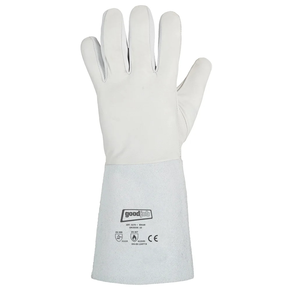F-STRONGHAND-Handschutz, Vollnappaleder/Spaltleder, Arbeitshandschuhe, *BIHAR*, Pkg.a`12