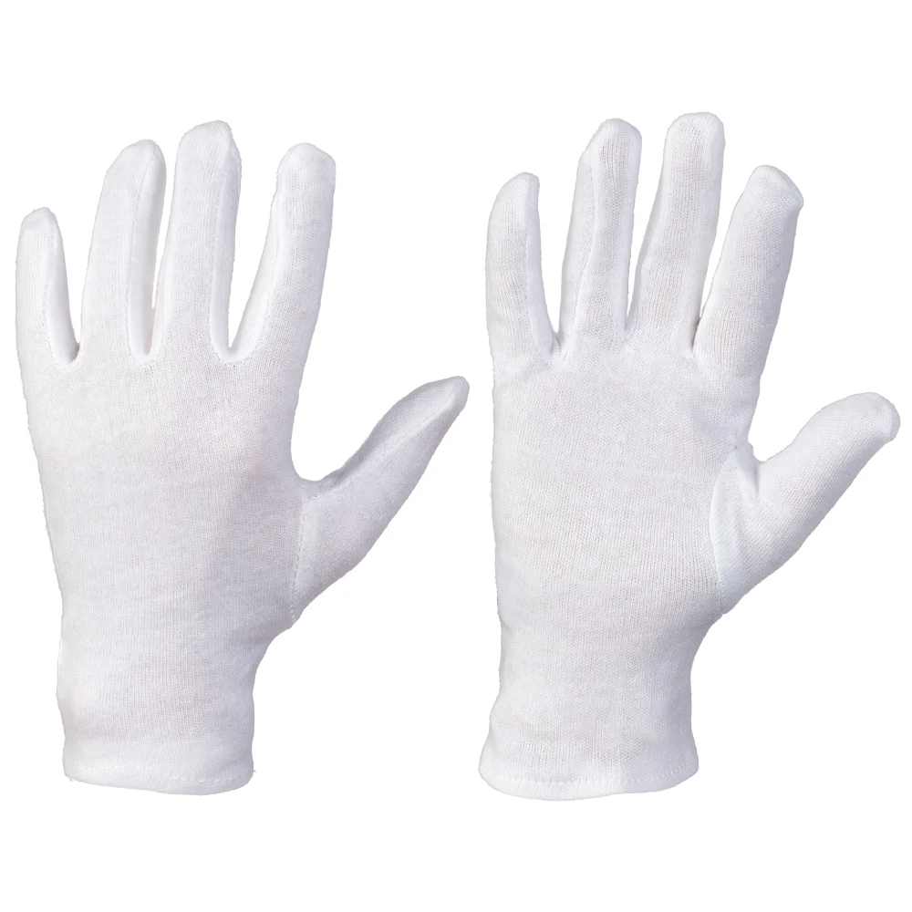 F-STRONGHAND-Handschutz, Trikot, 100% Baumwolle, Arbeitshandschuhe, *CLASSIC ANSHAN*, Pkg.a`12 , weiß gebleicht
