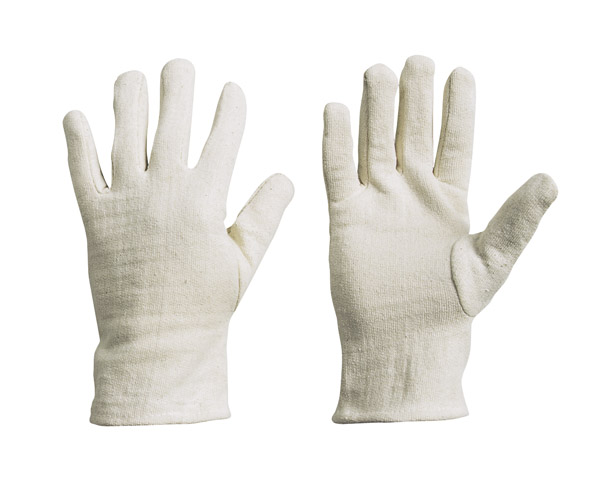 F-STRONGHAND, Jersey-Arbeits-Handschuhe Urumchi, weiß, VE = 12 Paar