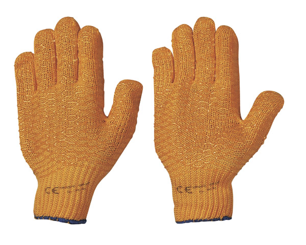 F-STRONGHAND, Strick-Arbeits-Handschuhe Shanghai, orange, VE = 12 Paar