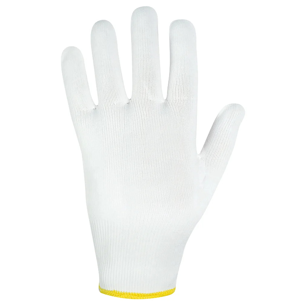 F-STRONGHAND-Handschutz, Strick, mit Noppen, Arbeitshandschuhe, *FUZHOU*, Pkg.a`12 , weiß/rot