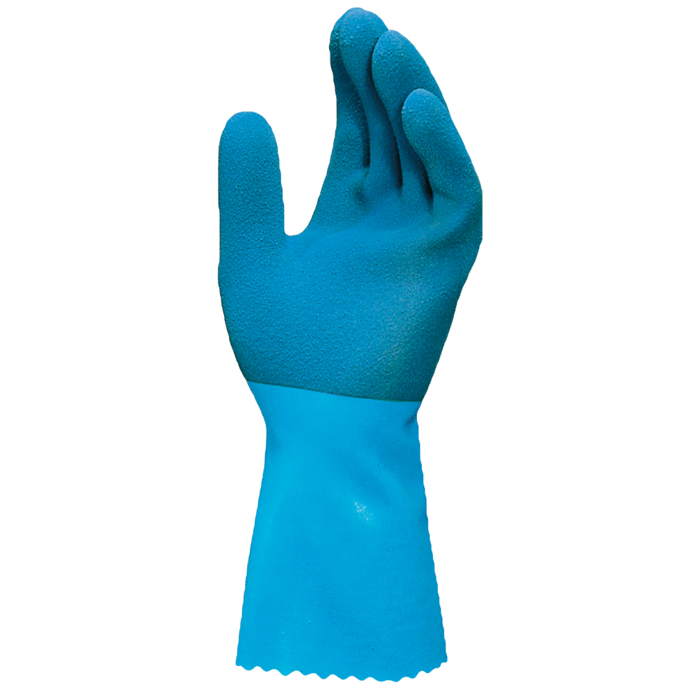 F-MAPA-Handschutz, Naturlatex, Arbeitshandschuhe,  *JERSETTE 301*, blau