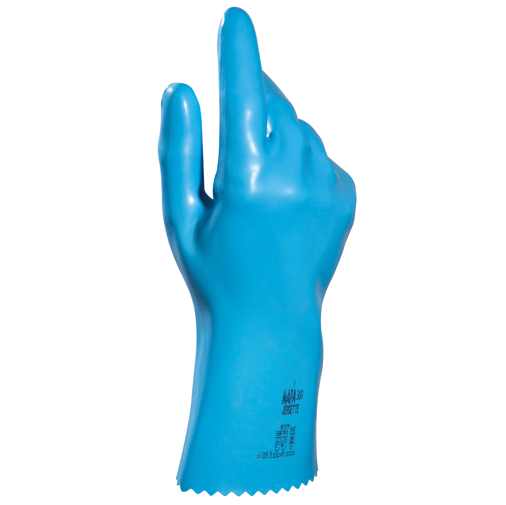 F-MAPA-Handschutz, Naturlatex, Arbeitshandschuhe,  *JERSETTE 300*,blau