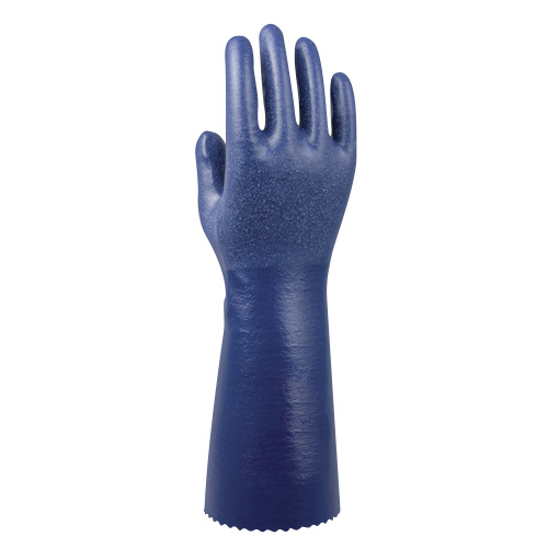 F-MAPA, Nitril-Chemikalienschutz-Arbeits-Handschuhe SHOWA BEST NSK 24, blau, VE = 12 Paar