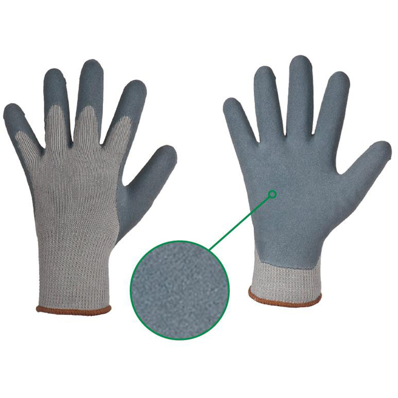 F-OPTI FLEX, Latex, Arbeitshandschuhe, *SENDAI*, VE = 12 Paar, sand/grau