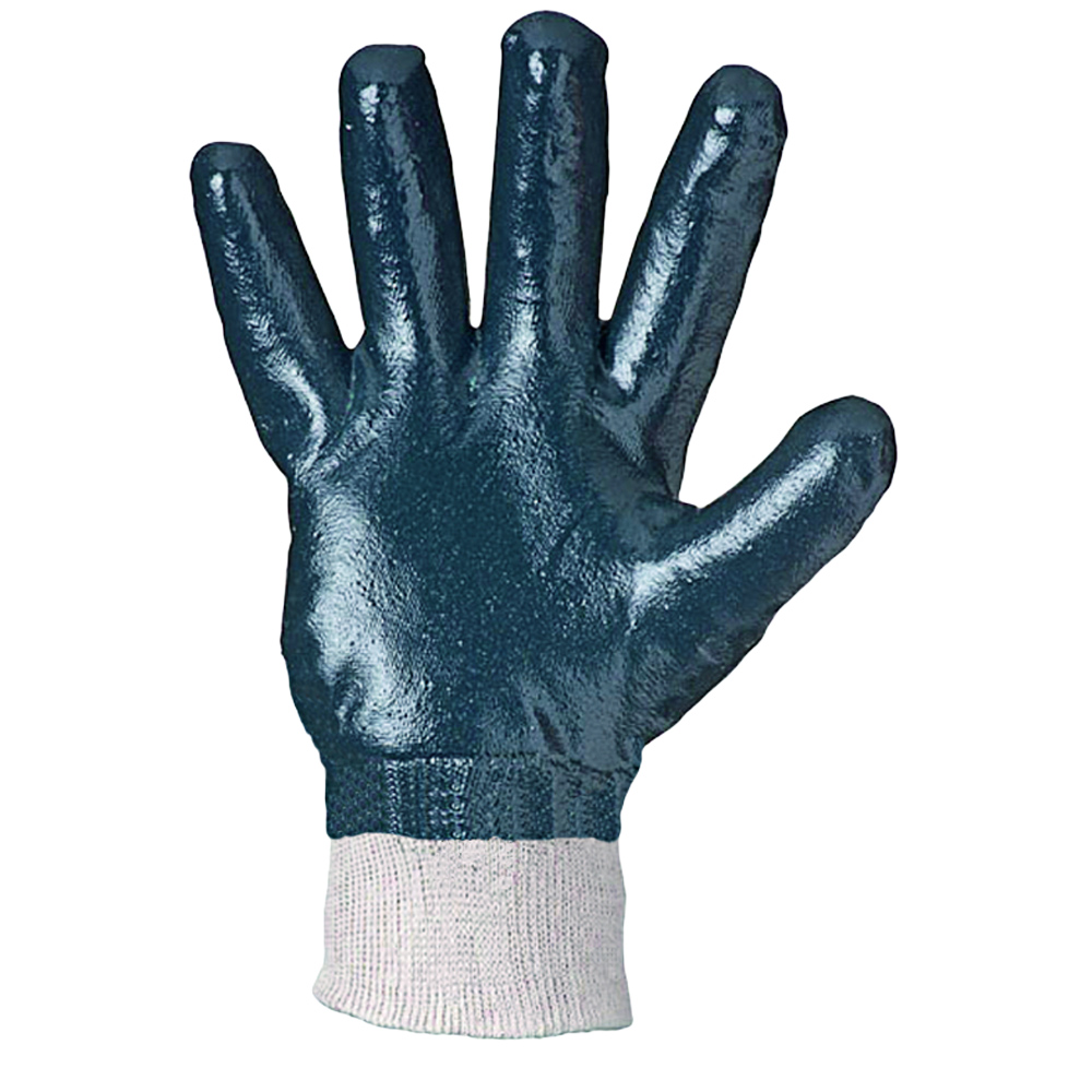 F-STRONGHAND-Handschutz, Nitril, Arbeitshandschuhe, *NAVYSTAR*, Pkg.a`12, blau