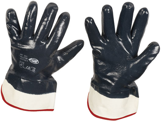 F-STRONGHAND, Nitril beschichtete Arbeits-Handschuhe Vollstar, blau, , VE = 12 Paar