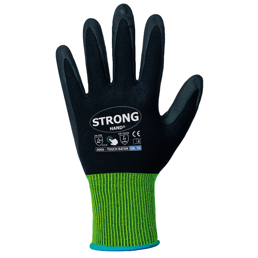 F-STRONGHAND-Handschutz, Arbeitshandschuhe, *TOUCH BATAN*, Pkg.a`12