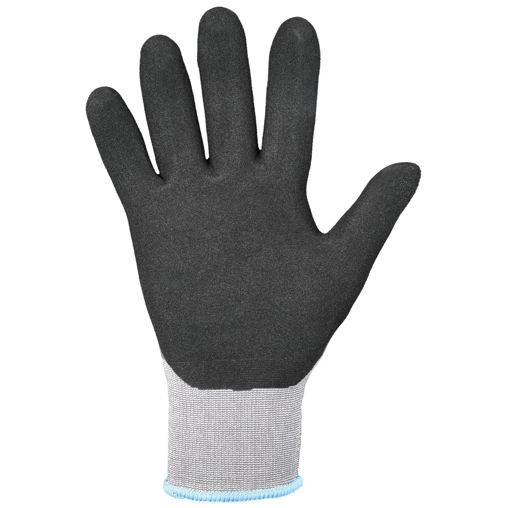 F-STRONGHAND-Handschutz, Nylon, Nitrilbeschichtung, Arbeitshandschuhe,*NIFOA FLEX*, Pkg.a`12, grau/schwarz