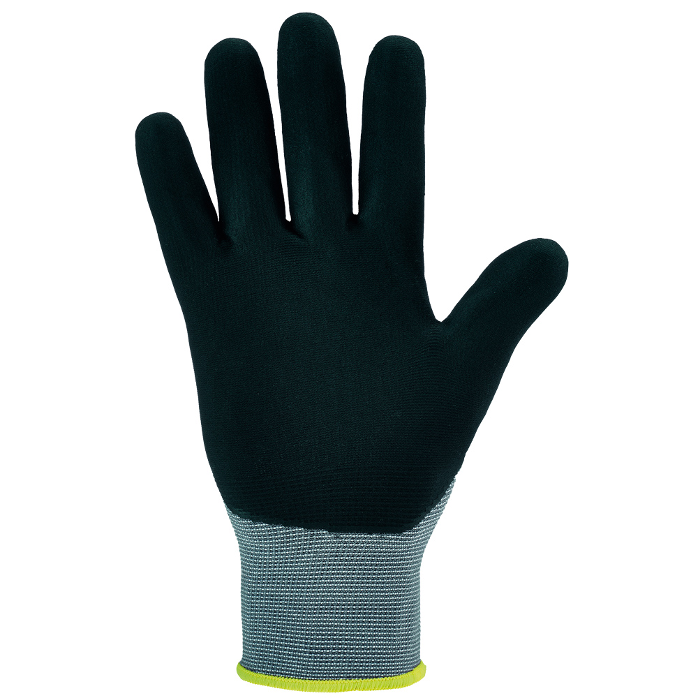F-OPTIFLEX-Handschutz, Nitril-Arbeitshandschuhe, *LIQUIMATE*, grau/schwarz