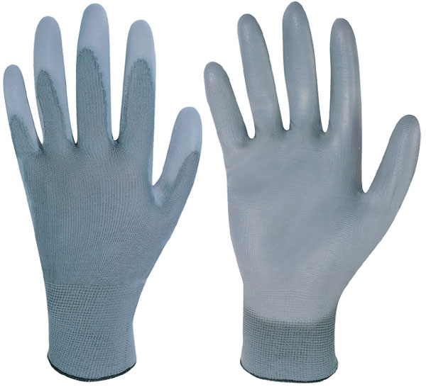 F-STRONGHAND, Feinstrick-Arbeits-Handschuhe GREYGRIP, grau, VE = 12 Paar