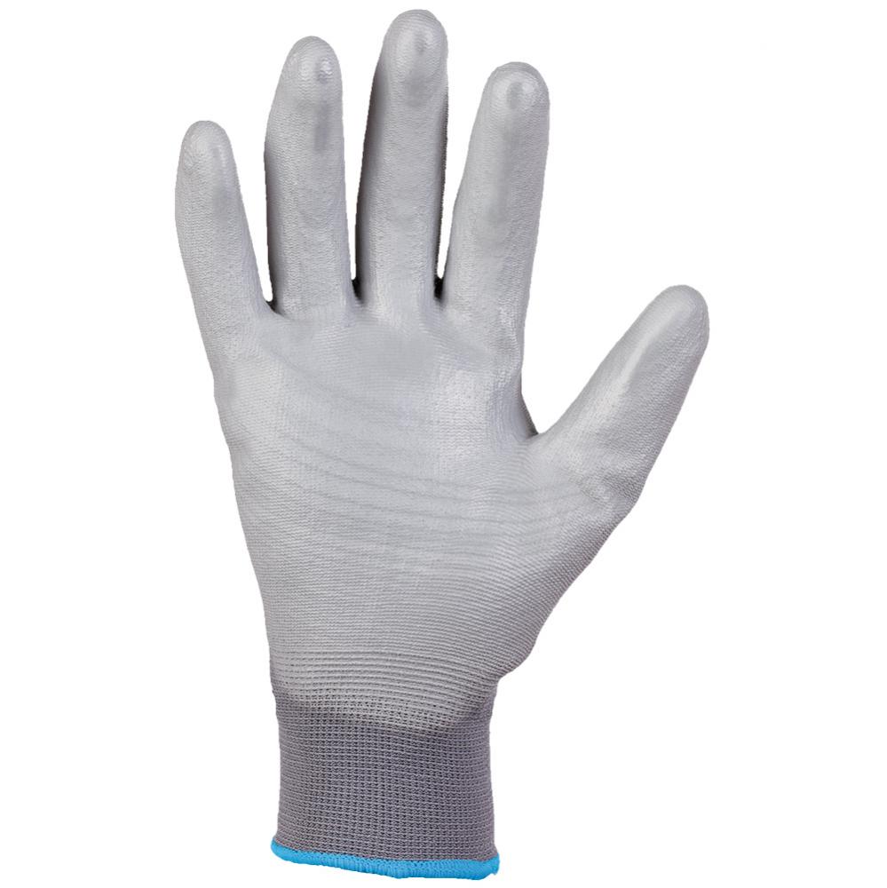 F-STRONGHAND-Handschutz, Polyester, PU beschichtet, Arbeitshandschuhe, *GREYGRIP*, grau