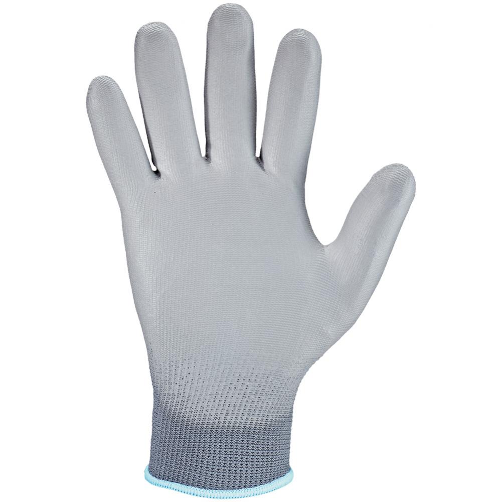 F-STRONGHAND-Handschutz, Nylon, PU beschichtet, Arbeitshandschuhe, *STANDARD SHENZHEN*, Pkg.a`12, grau