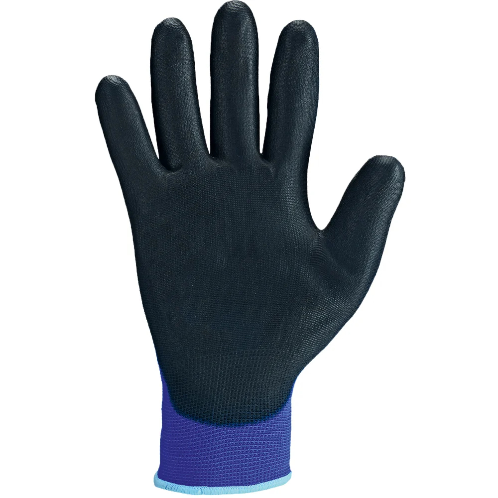 F-STRONGHAND-Handschutz, Nylon, PU beschichtet, Arbeitshandschuhe, *LINTAO*, Pkg.a`12, blau/schwarz