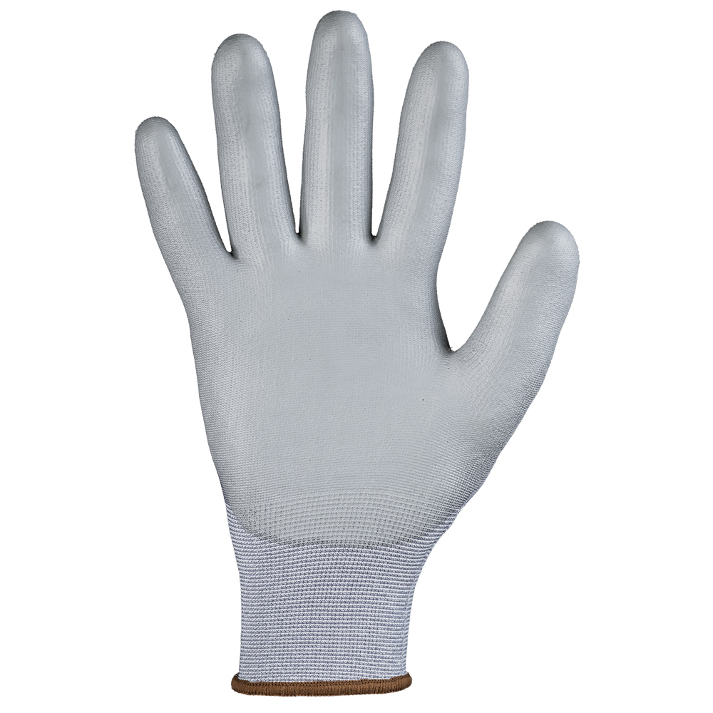 F-STRONGHAND-Handschutz, PU, Schnittschutzfaser, Arbeitshandschuhe, *KUNMING*, Pkg.a`12, grau/grau