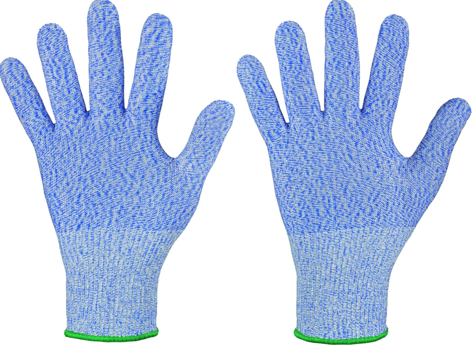 F-SCHNITTSCHUTZ-Feinstrick-Handschuh, *DEERING*, NAHTLOS, VE: 120, blau meliert