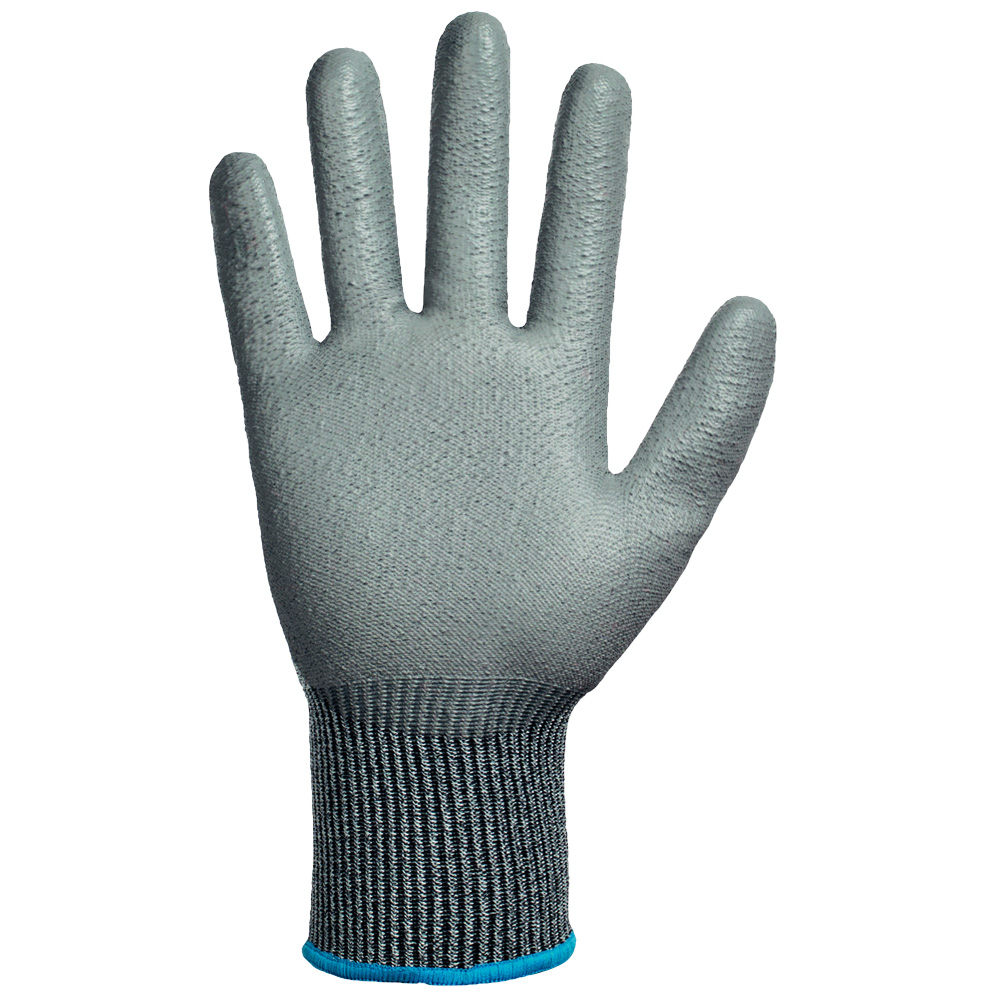 F-LEVEL 5-Handschutz, Schnittschutz, PU beschichtet, Arbeitshandschuhe, *AKRON*, grau/schwarz
