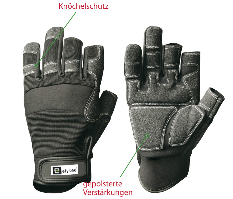 F-ELYSEE, Mechanicals-Arbeits-Handschuhe CARPENTER, grau, VE = 12 Paar