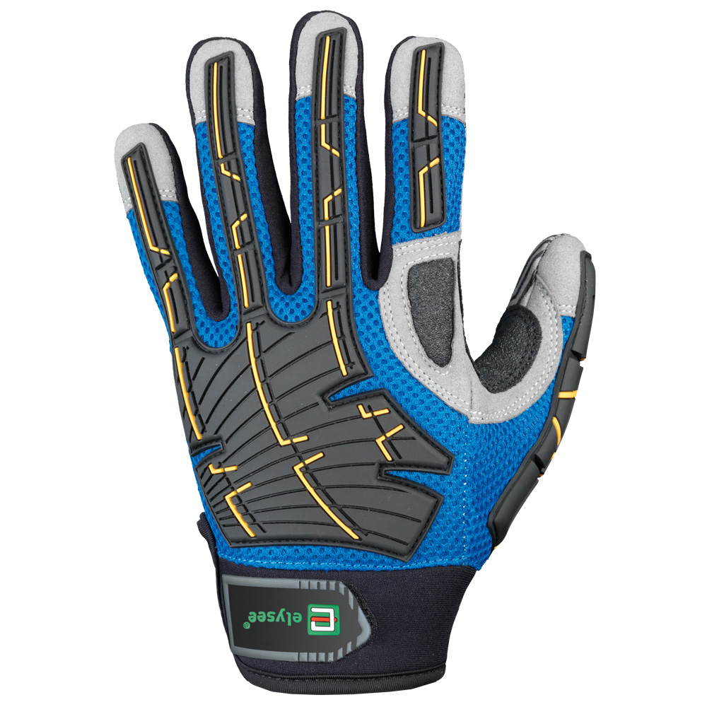 F-ELYSEE-Handschutz, Mechanicals, Arbeitshandschuhe, *TIMBERMAN*, Pkg.a`12 blau/schwarz/grau
