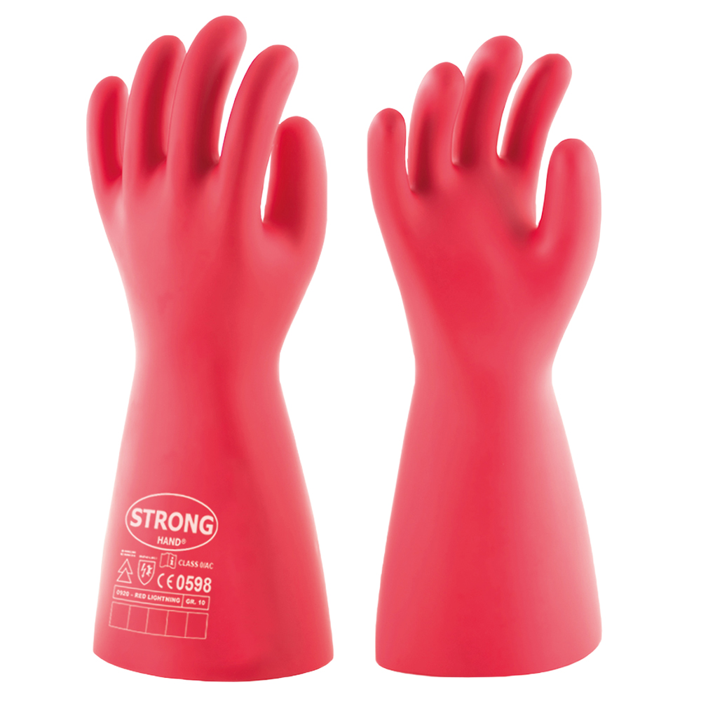 F-STRONGHAND-Handschutz, Handschuhe Elektriker, *RED LIGHTNING