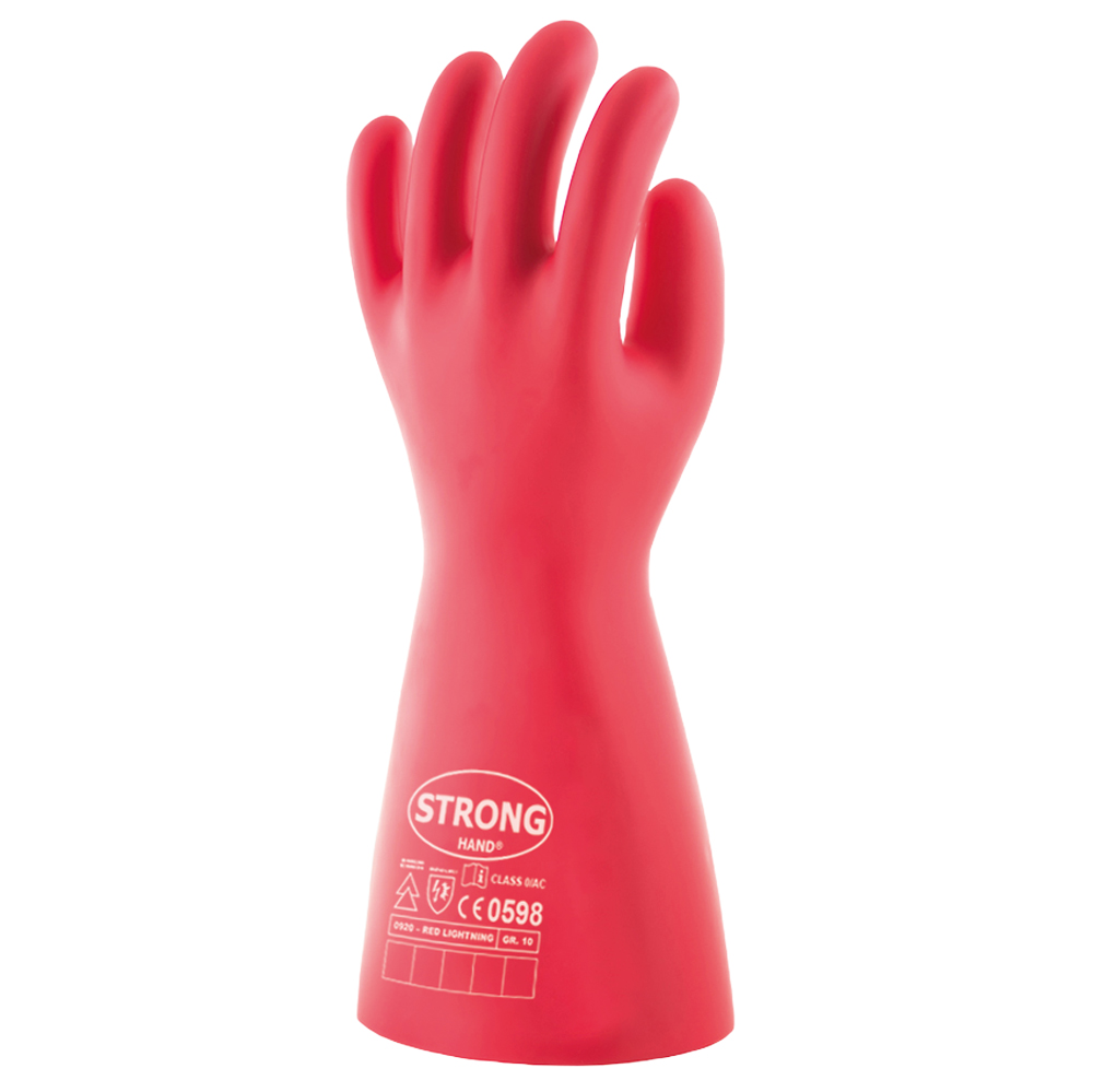 F-STRONGHAND-Handschutz, Handschuhe Elektriker, *RED LIGHTNING