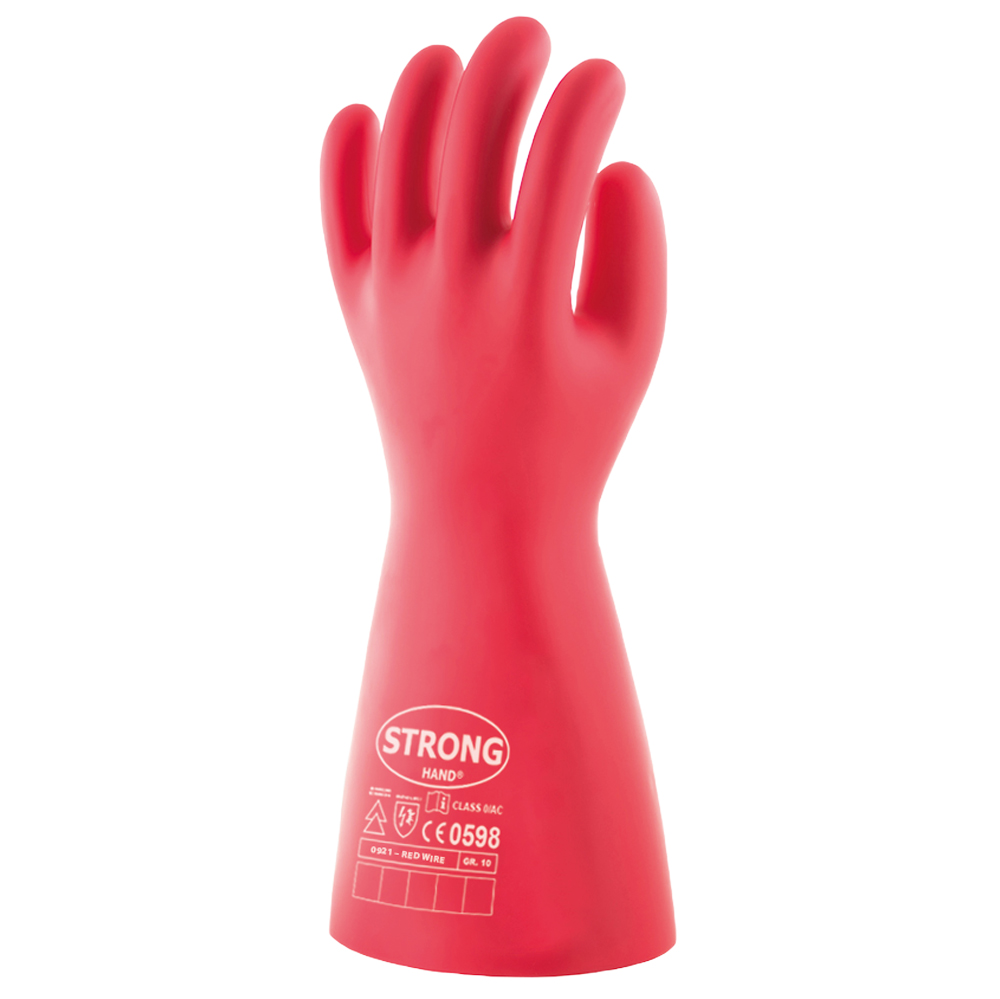 F-STRONGHAND-Handschutz, Handschuhe Elektriker, *RED WIRE
