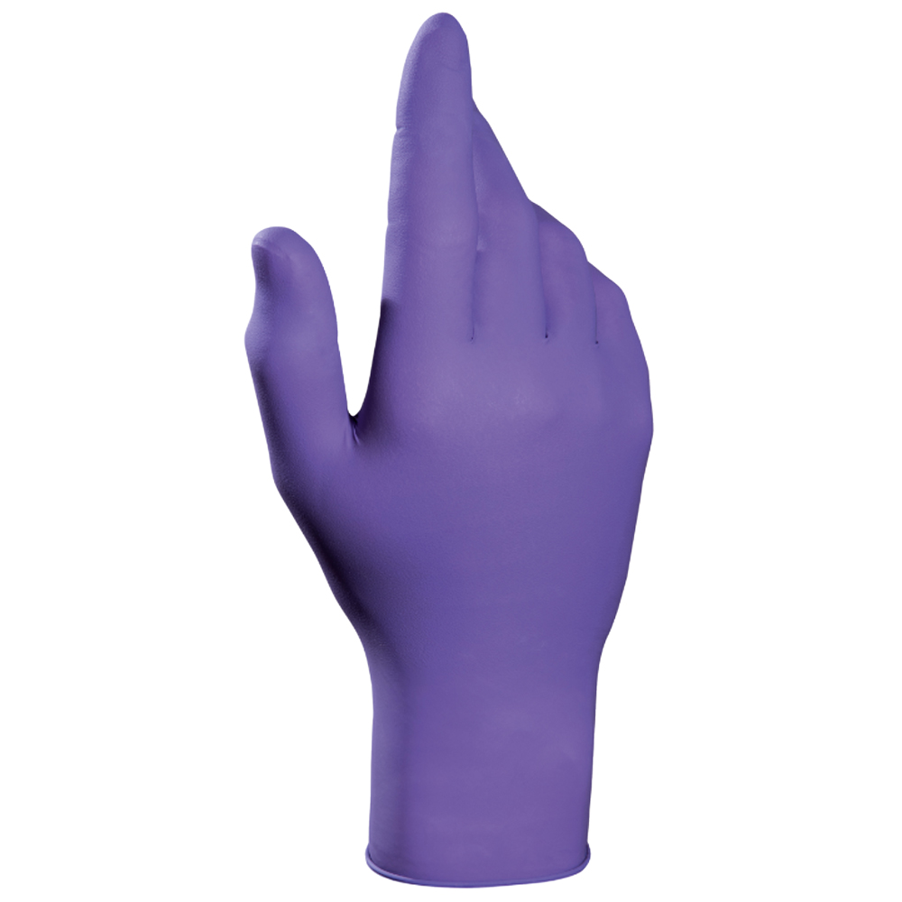 F-MAPA-Einwegschutz, *TRILITES 994*,  Latex/Neopren/Nitril Einweghandschuhe, violett, Spenderbox á 100 Stück, VE: 10 Boxen