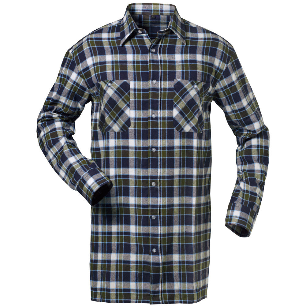 F-CRAFTLAND-Flanell-Hemd, *JACKSON*, 105 cm, marine/weiss/grün kariert