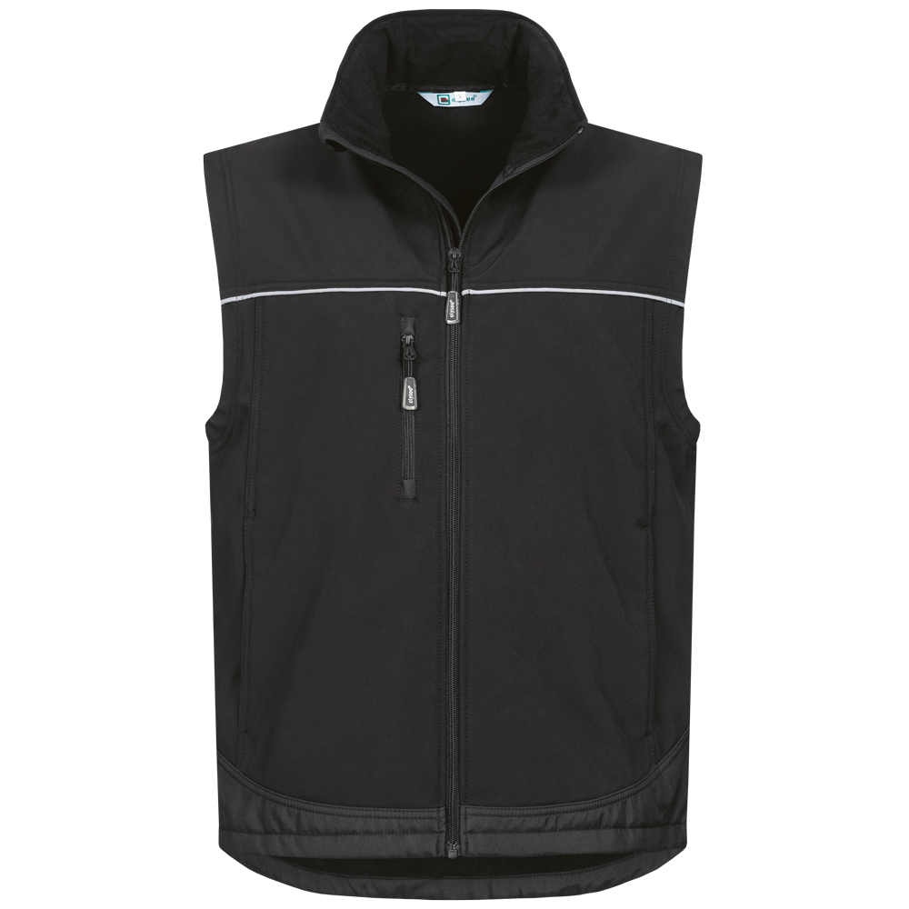 F-ELYSEE-Kälteschutz, Softshell-Weste, *HEN*, schwarz