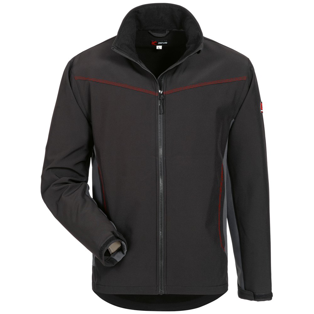 F-CRAFTLAND-Softshell-Jacke, *KIAN*, schwarz/grau